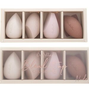 Makeup Sponge Set - White, Pink, Brown